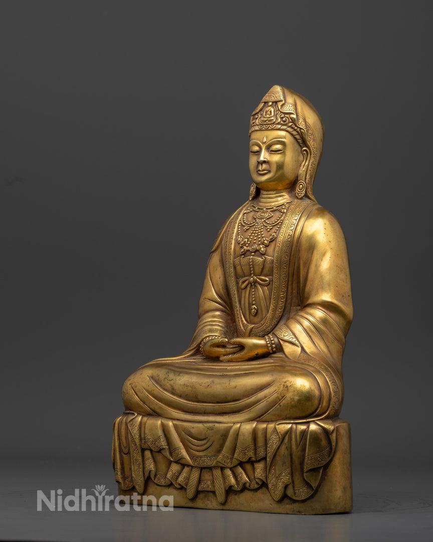 Japanese Style Amitabha Buddha Statue