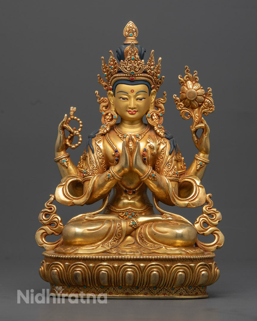 Chenrezig Statue | Sacred Buddhist Art for Devotion
