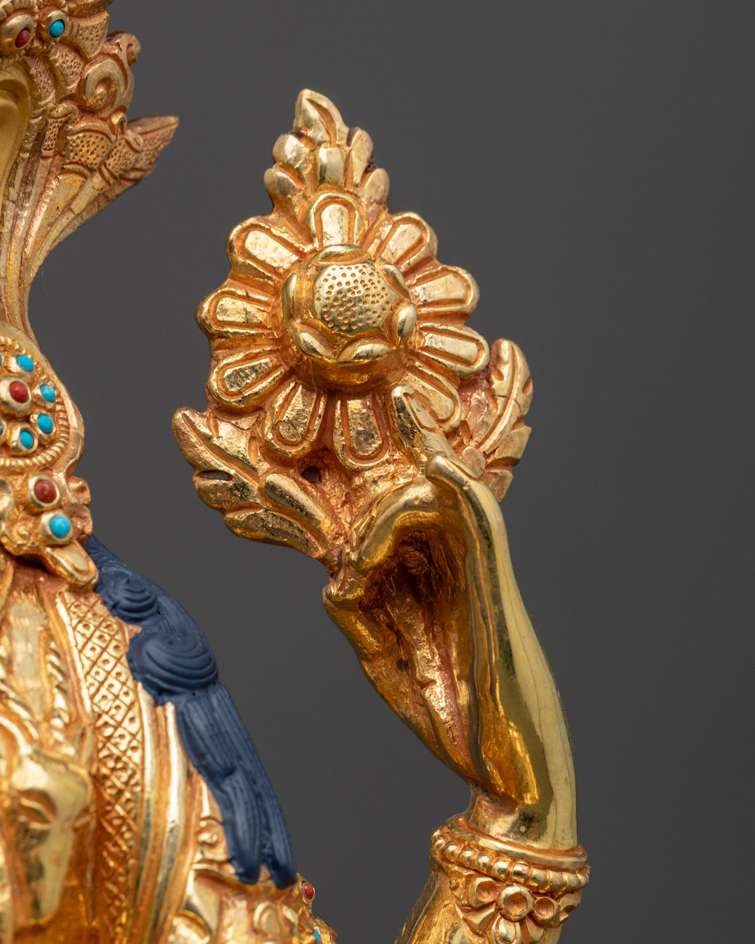 Chenrezig Sculpture | Exquisite Handcrafted Tibetan Buddhist Statue
