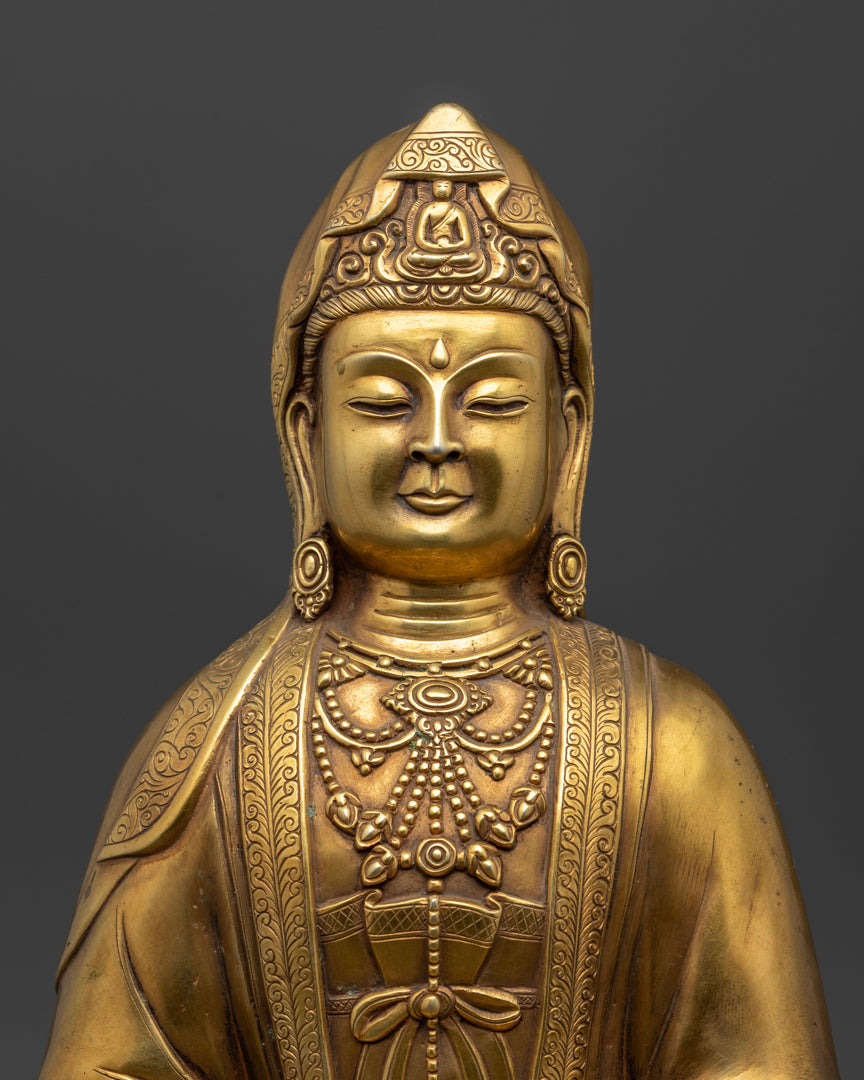 Japanese Style Amitabha Buddha Statue
