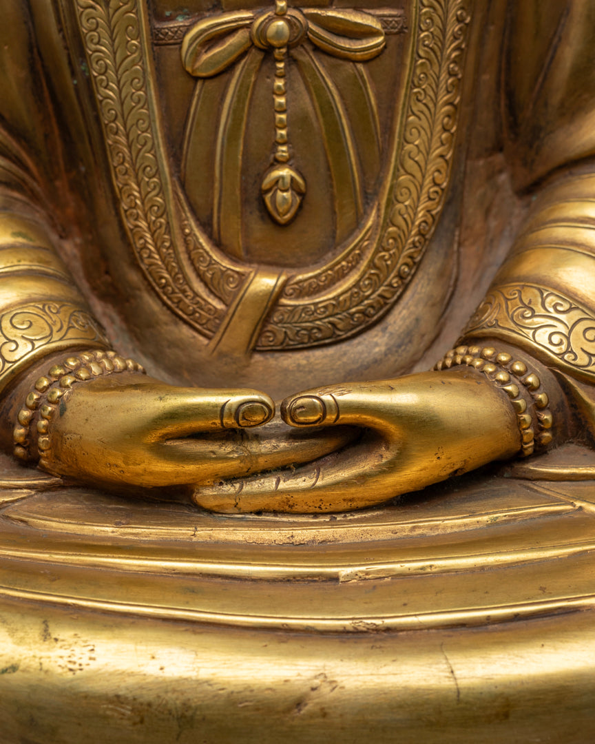 Japanese Style Amitabha Buddha Statue