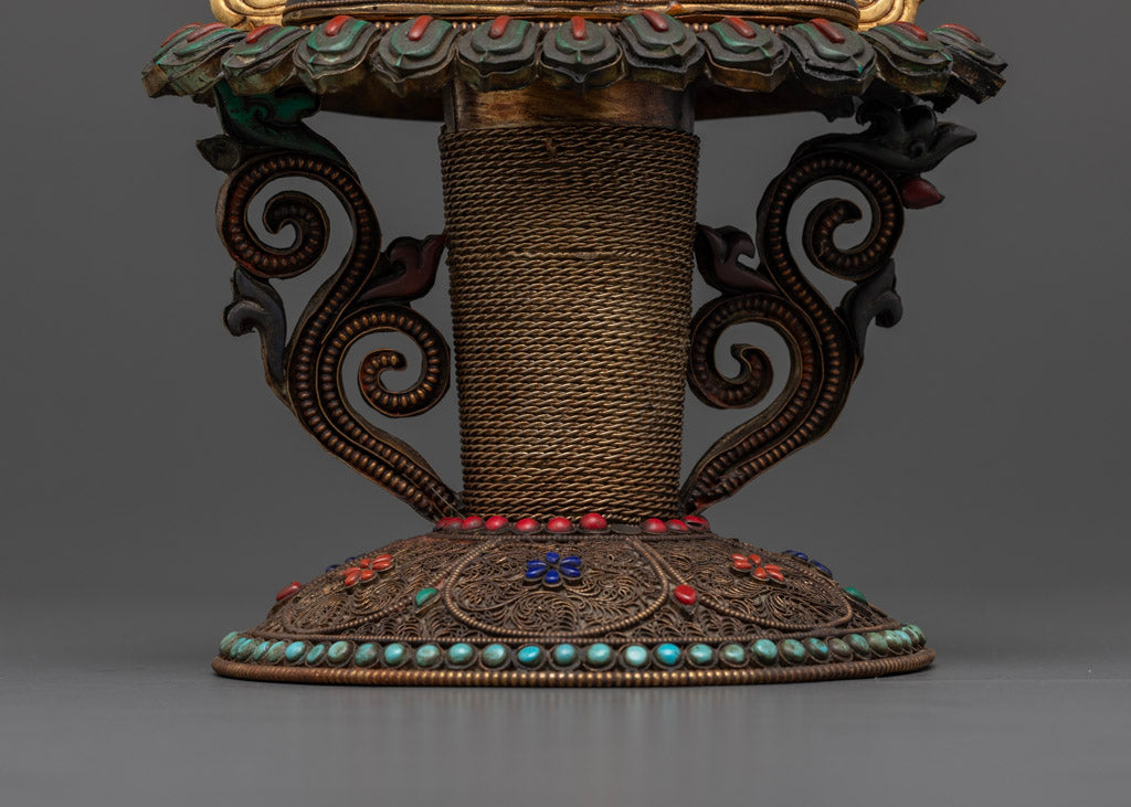 Crystal Chenrezig Statue | Tibetan Buddhist Statue