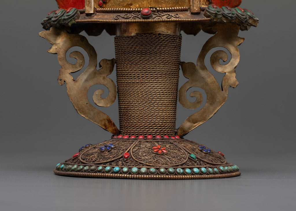 Crystal Chenrezig Statue | Tibetan Buddhist Statue