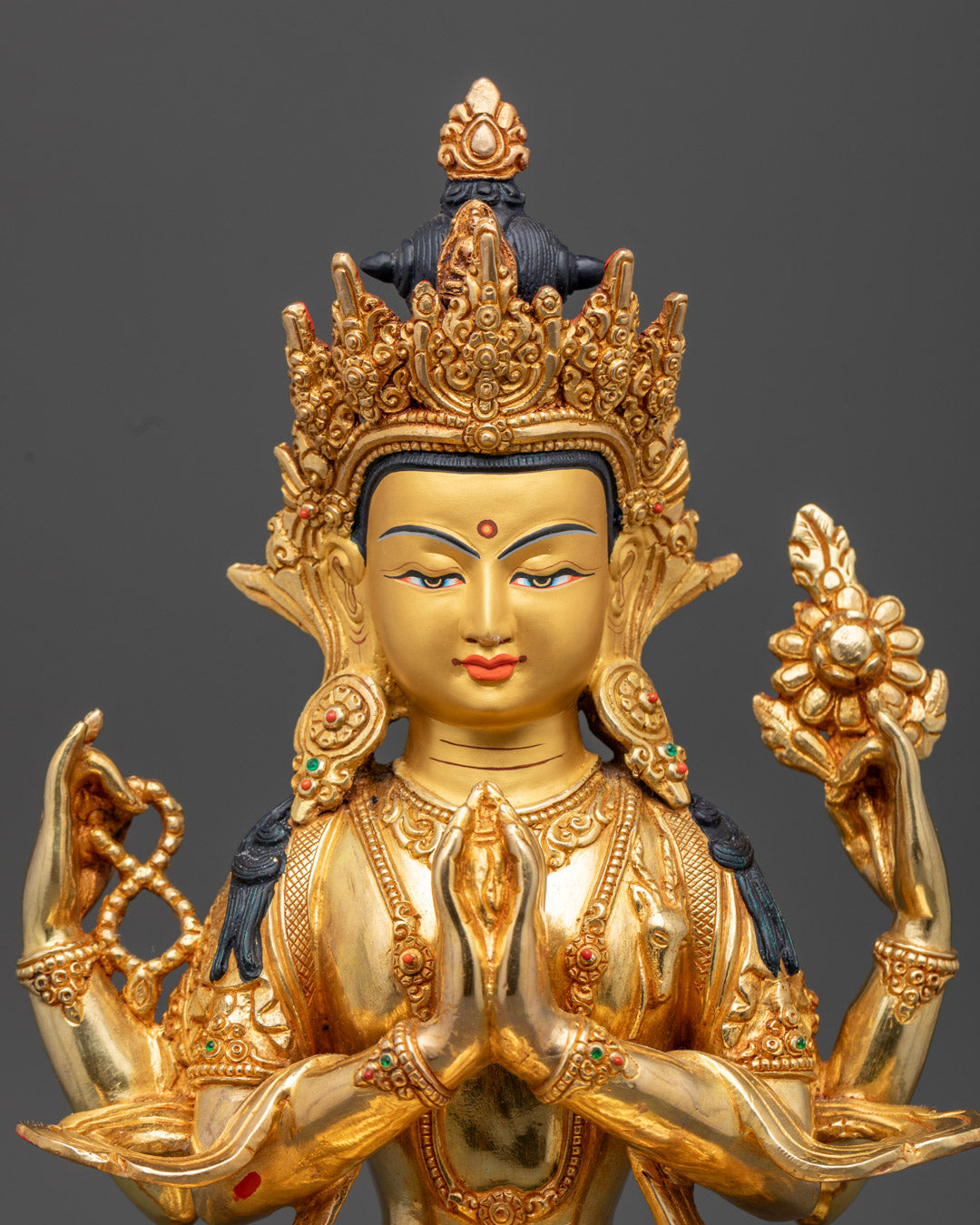 Chenrezig Statue | Handmade Tibetan Avalokiteshvara