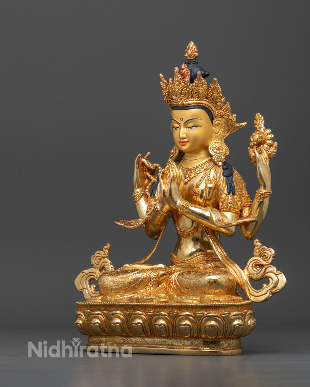 Chenrezig Statue | Handmade Tibetan Avalokiteshvara