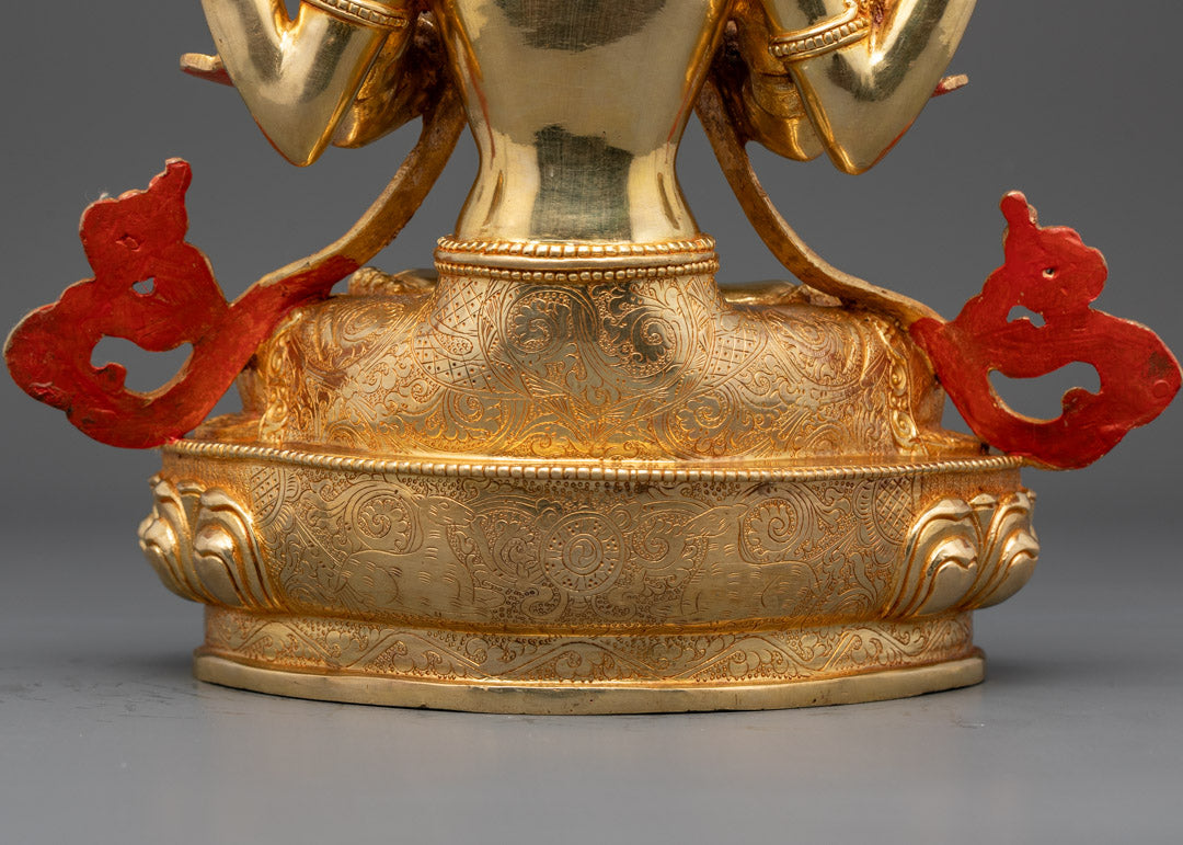 Chenrezig Statue | Handmade Tibetan Avalokiteshvara