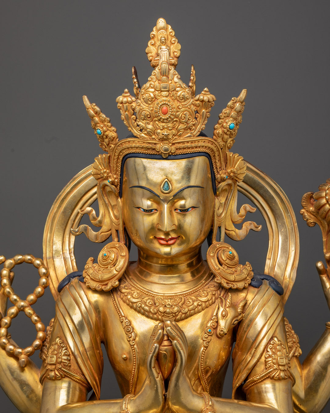 Handcrafted Chenrezig Statue | Himalayan Sacred Art