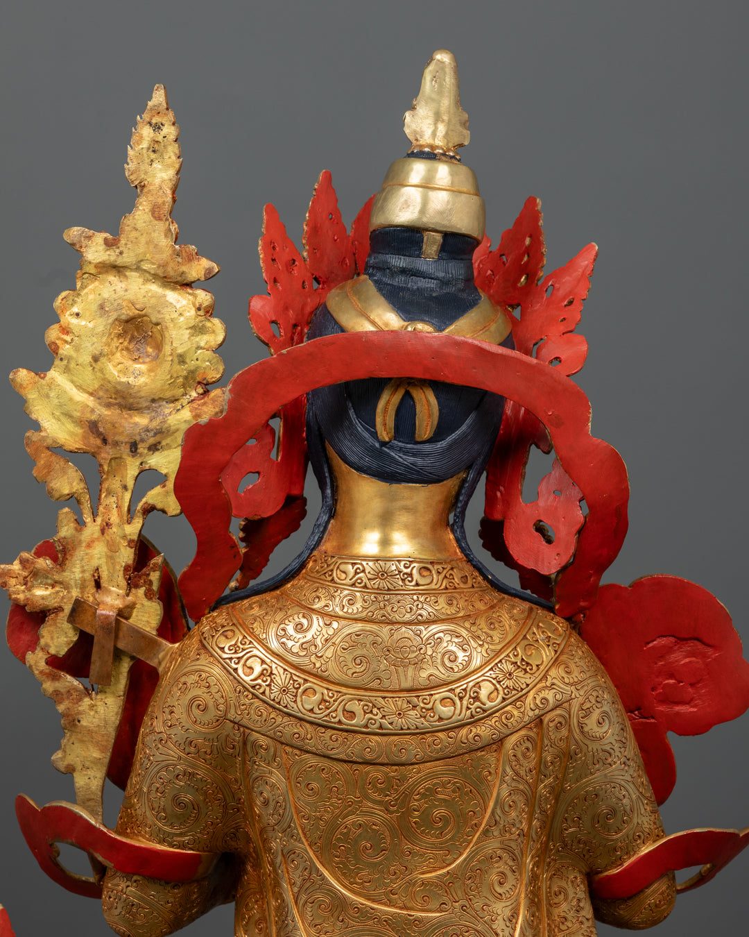 Handmade Trisong Detsen Statue | Traditional Buddhist Artwork