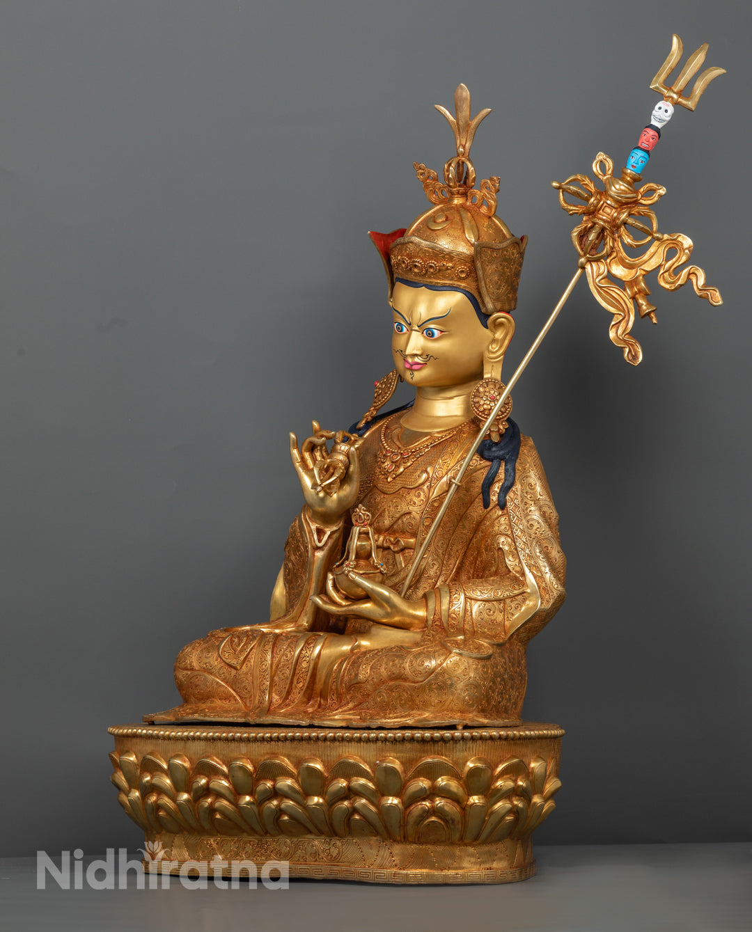 Sacred Guru Tsokye Dorje Statue | Handmade in Nepal