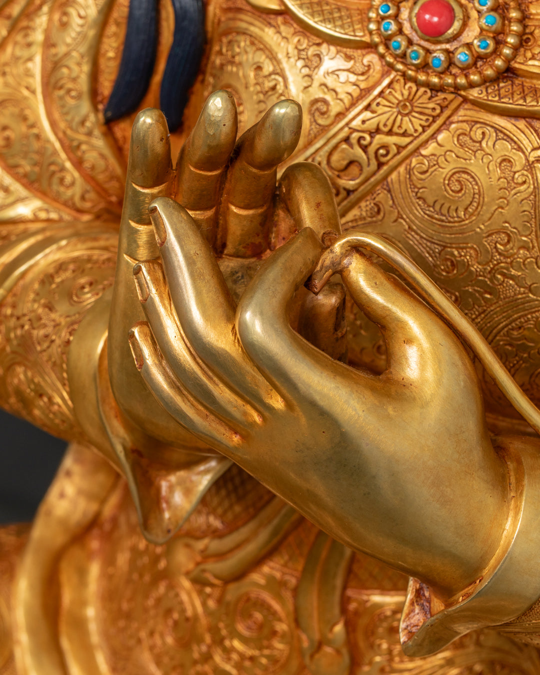 Handmade Trisong Detsen Statue | Traditional Buddhist Artwork