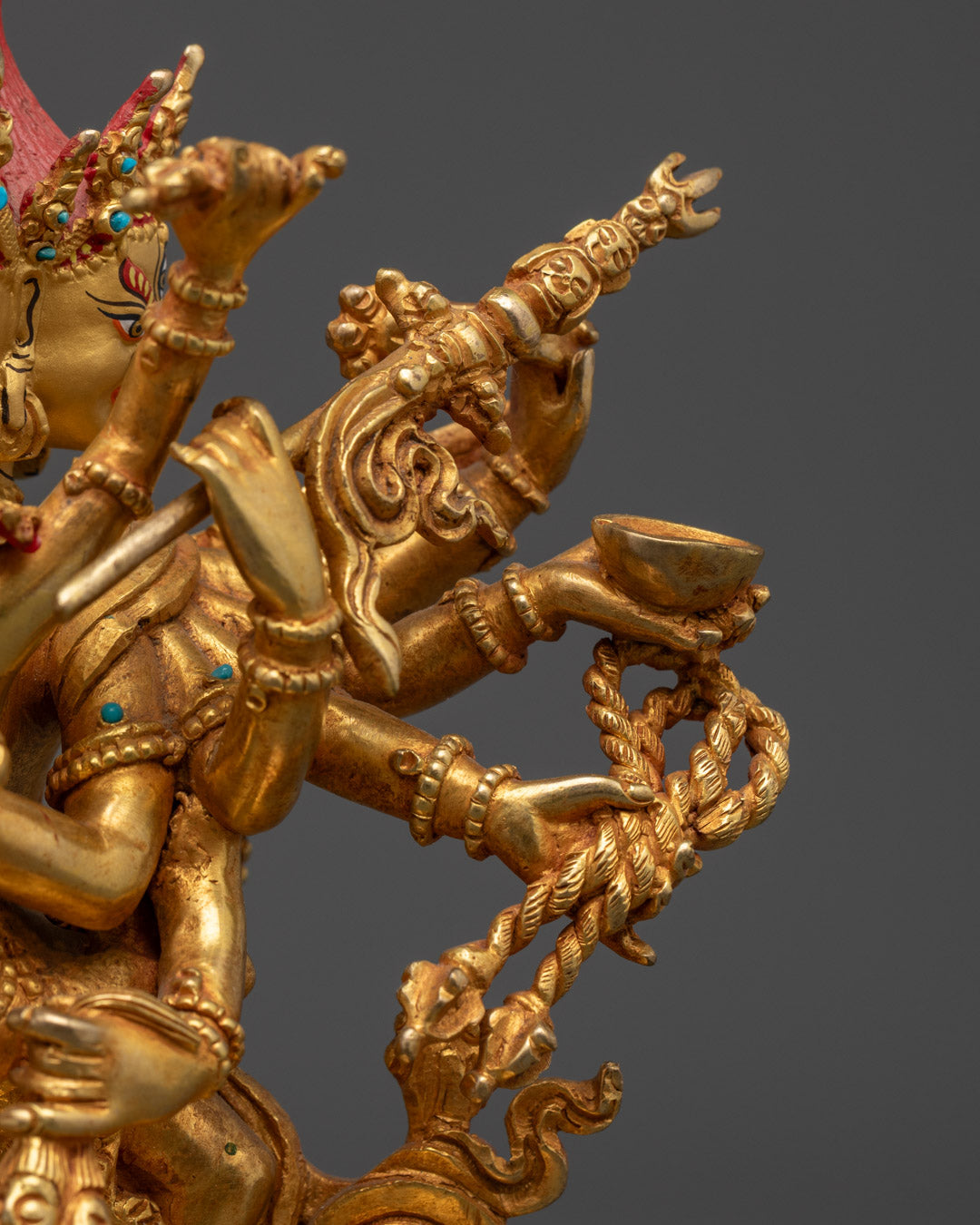Chakrasamvara in Union Statue | Consort Vajravarahi