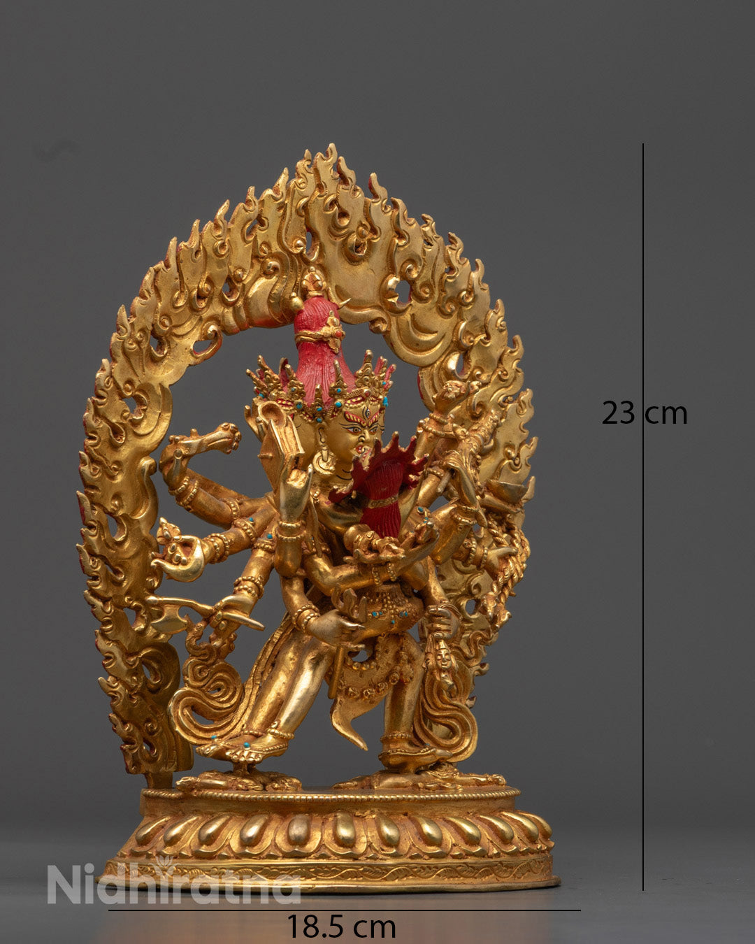 Chakrasamvara in Union Statue | Consort Vajravarahi