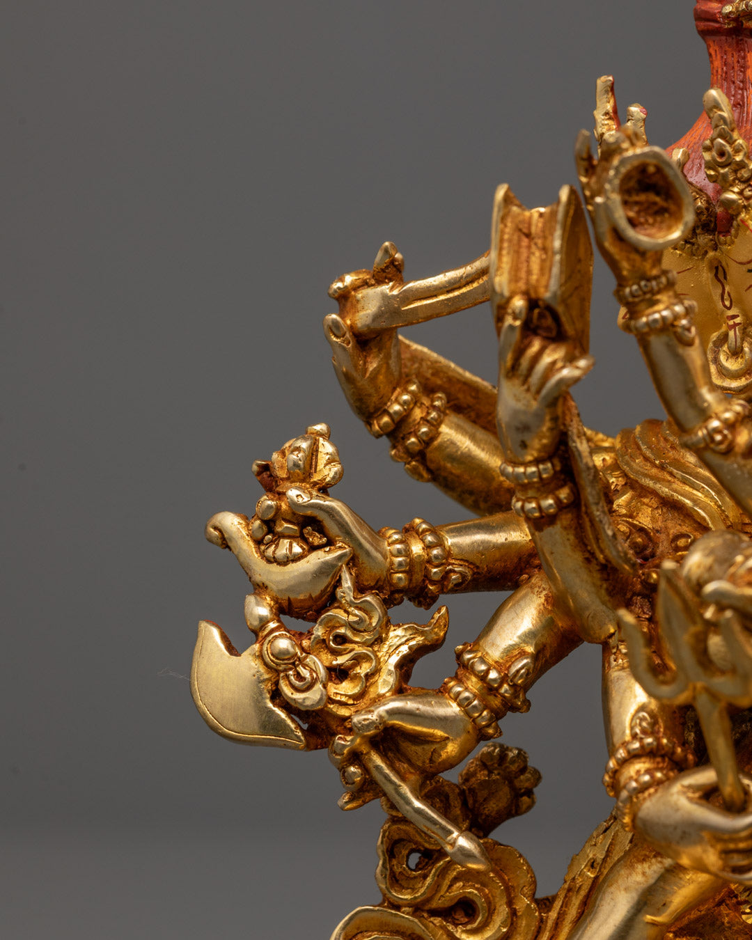 Chakrasamvara with Vajravarahi Consort Statue | Tantric Yab-Yum Statue