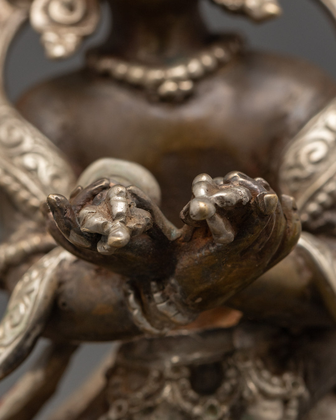 Oxidized Chakrasamvara Statue | Tibetan Vajrayana Buddhist