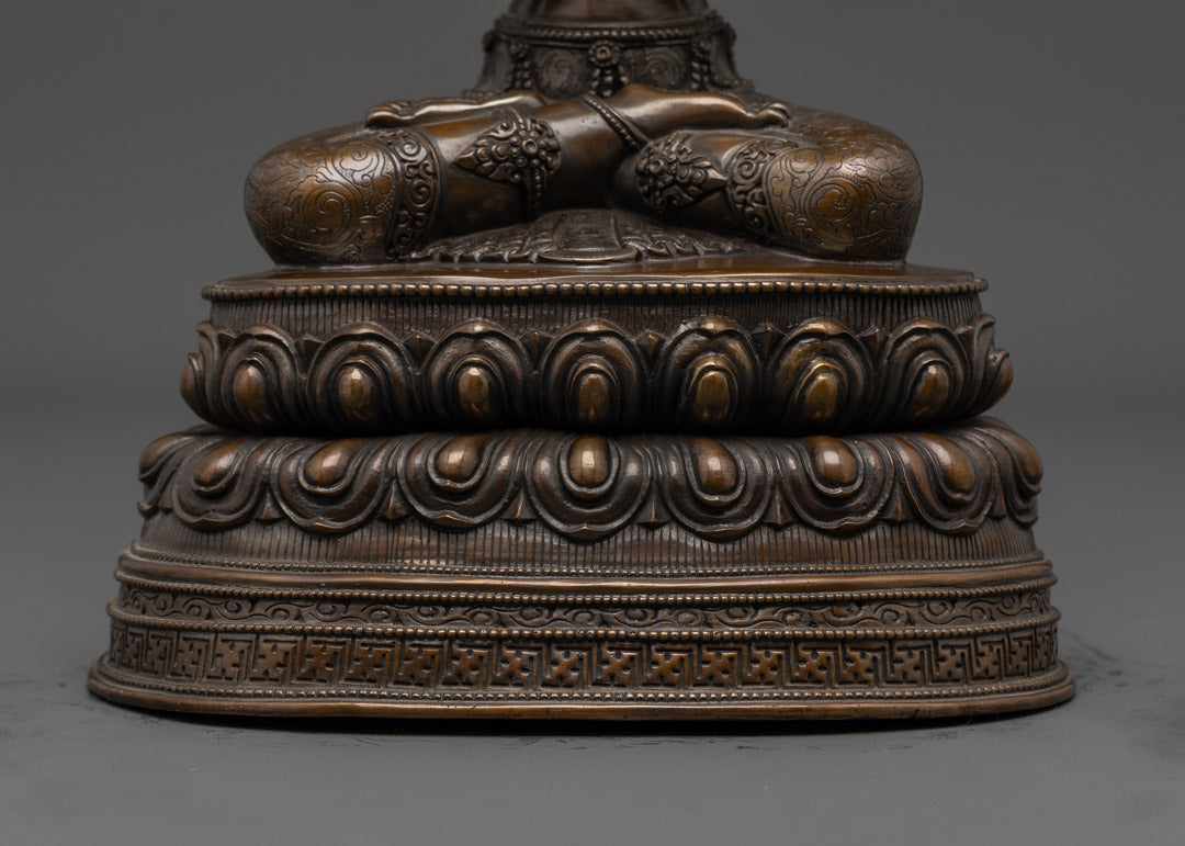 Tibetan Chenrezig Statue | Four-Armed Avalokiteshvara