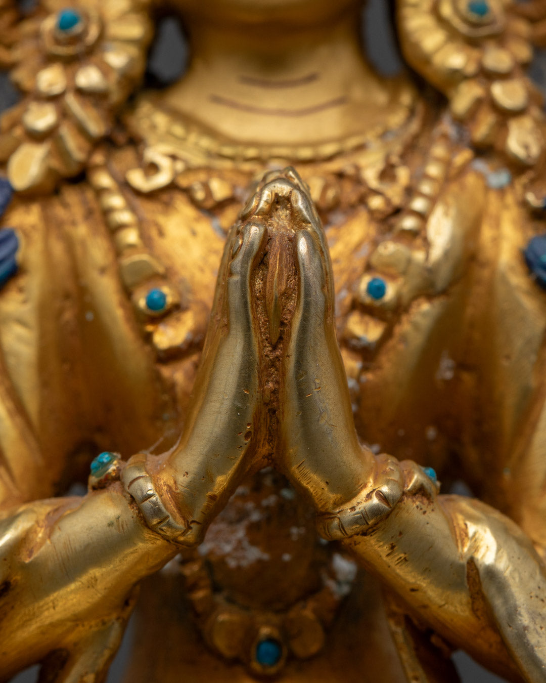 Bodhisattva Chenrezig Statue | Nepalese Handmade Buddhist Deity