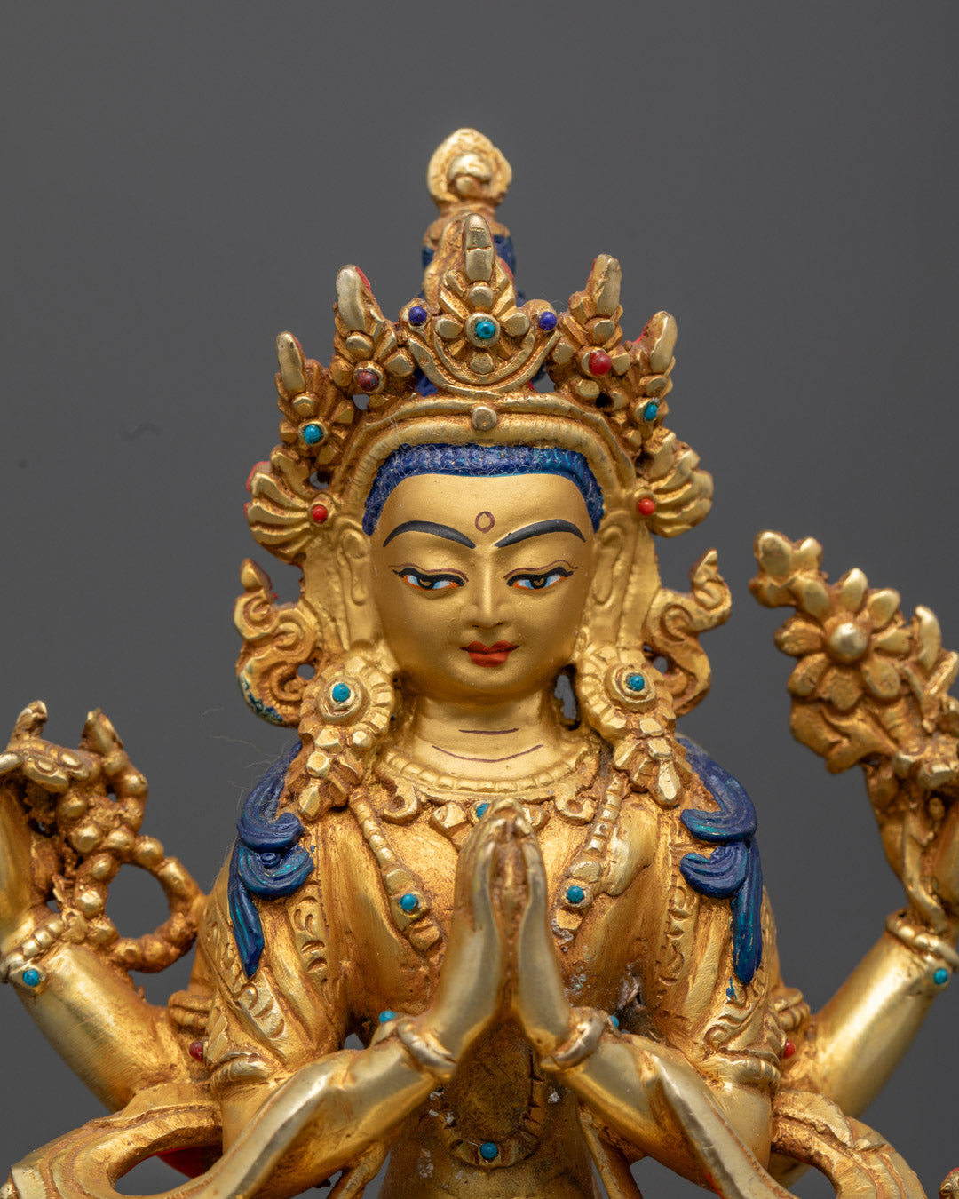 Avalokiteshvara Chenrezig Statue | Tibetan Buddhist