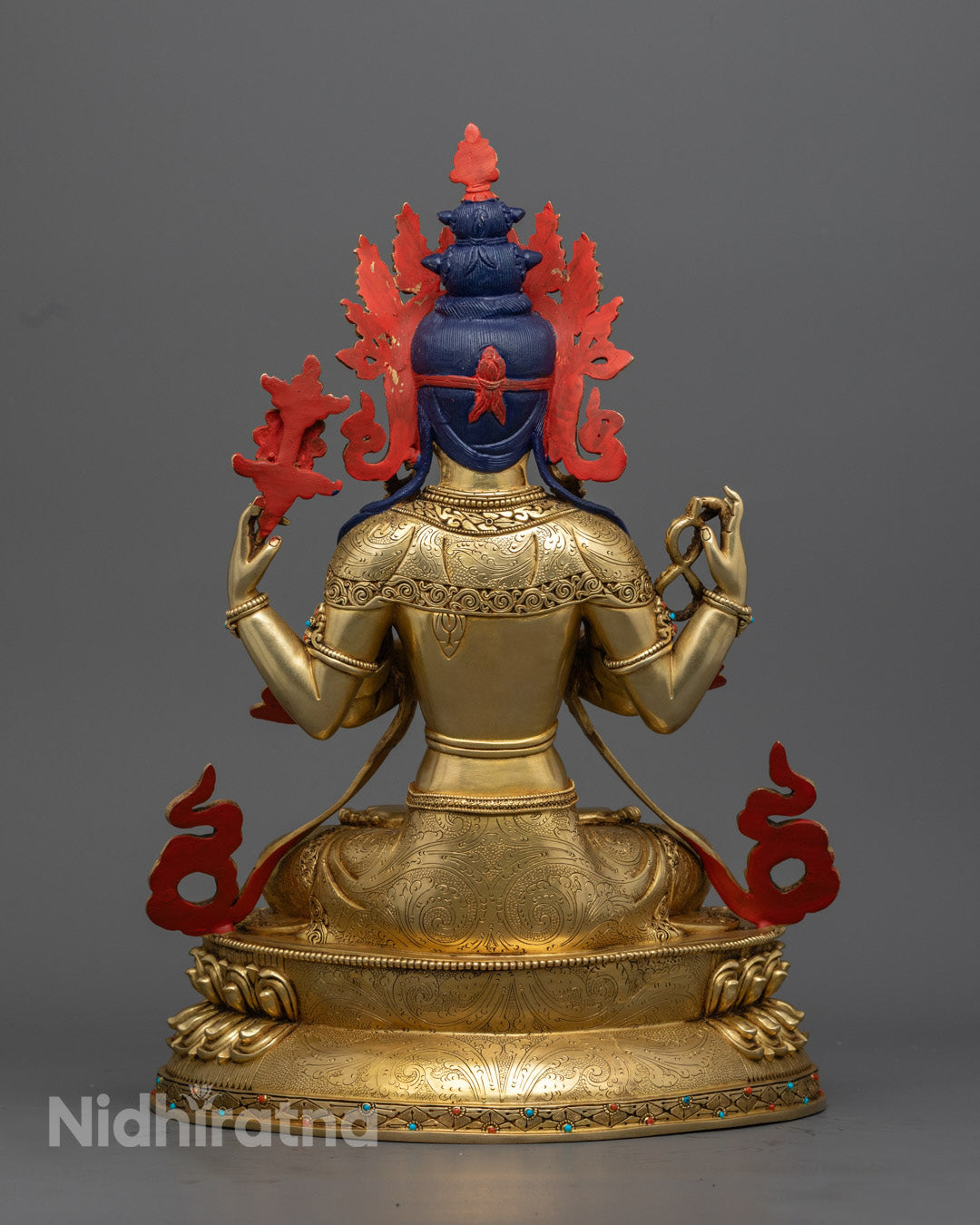 Chenrezig Statue | Tibetan Bodhisattva of Compassion Art