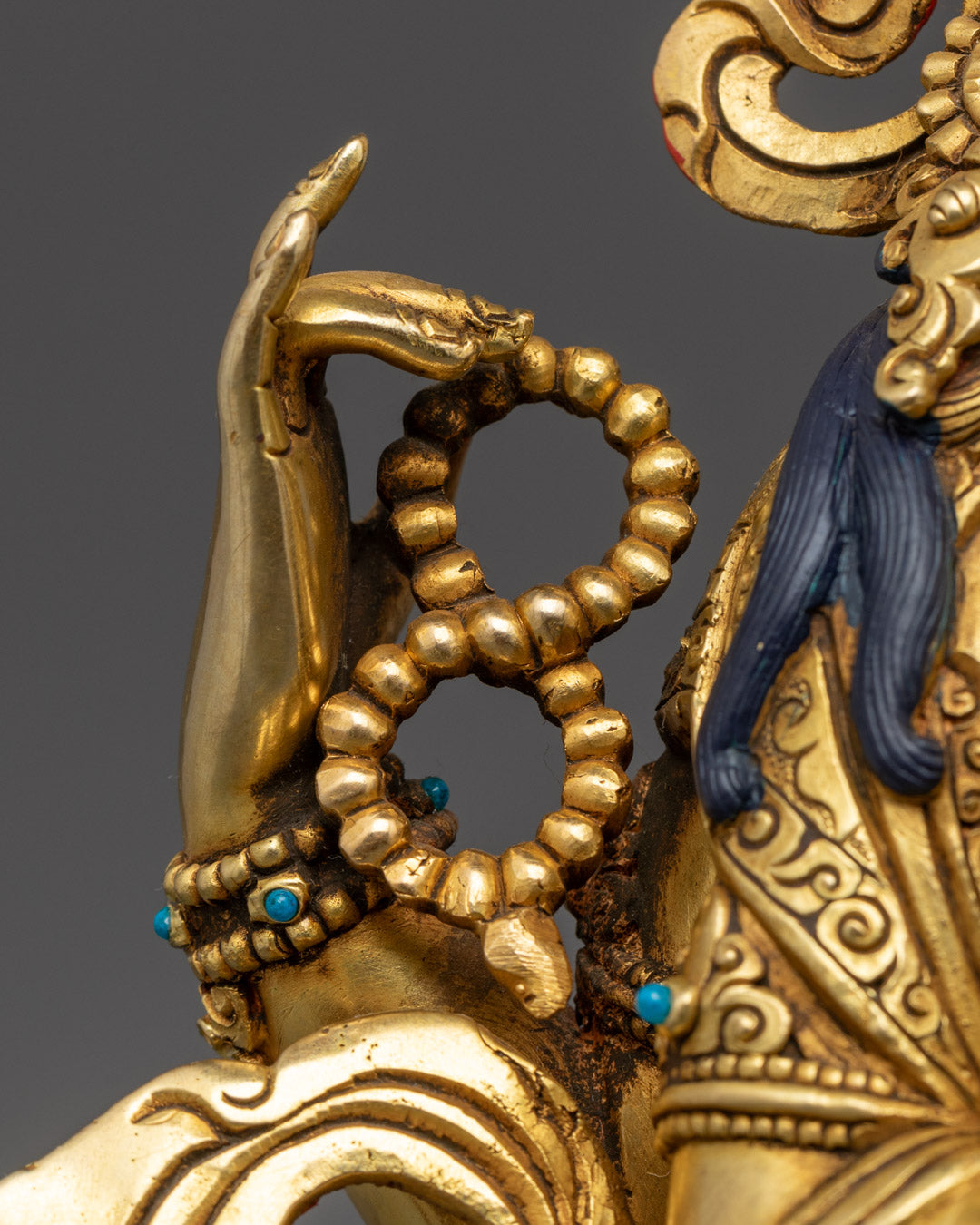 Chenrezig Statue | Hand-Carved Tibetan Buddhist Sculpture