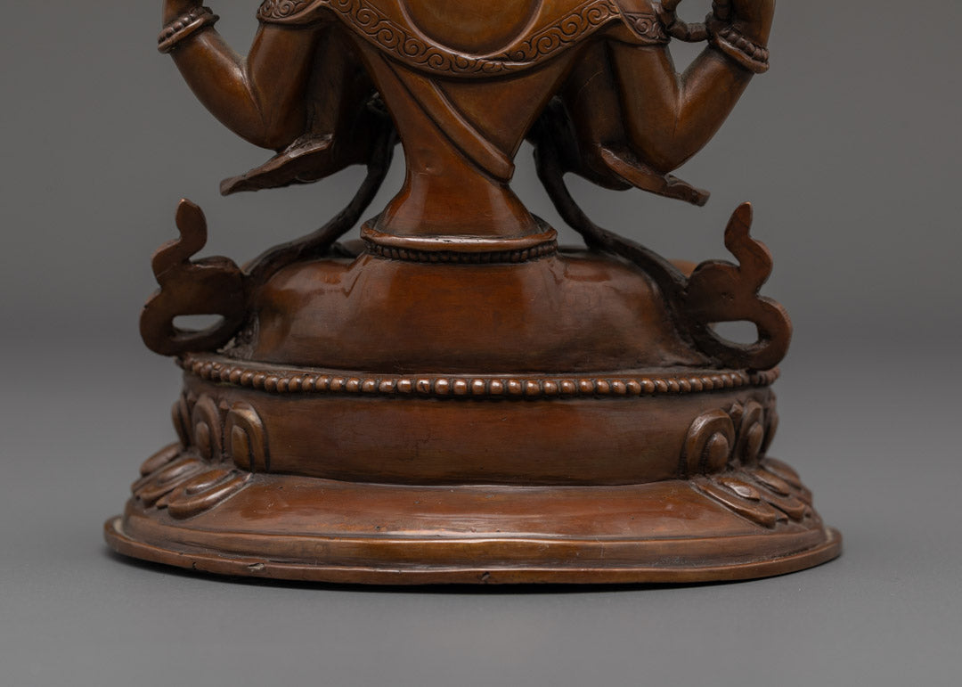 Handmade Chenrezig Statue | Nepali Artisan Crafted