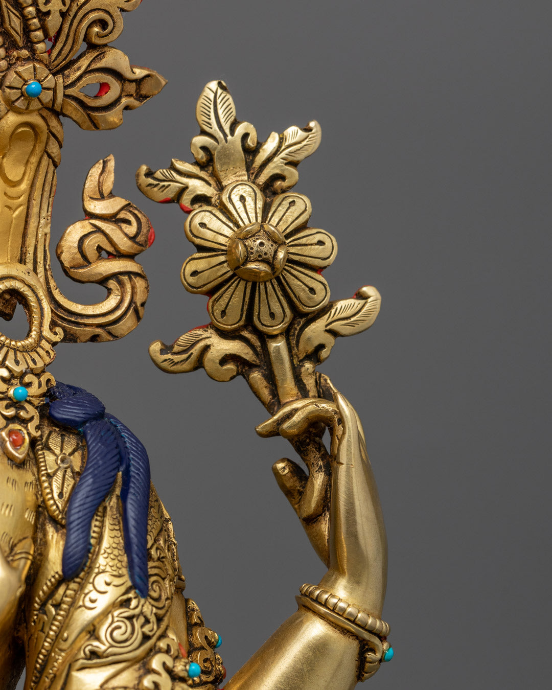 Chenrezig Statue | Tibetan Bodhisattva of Compassion Art