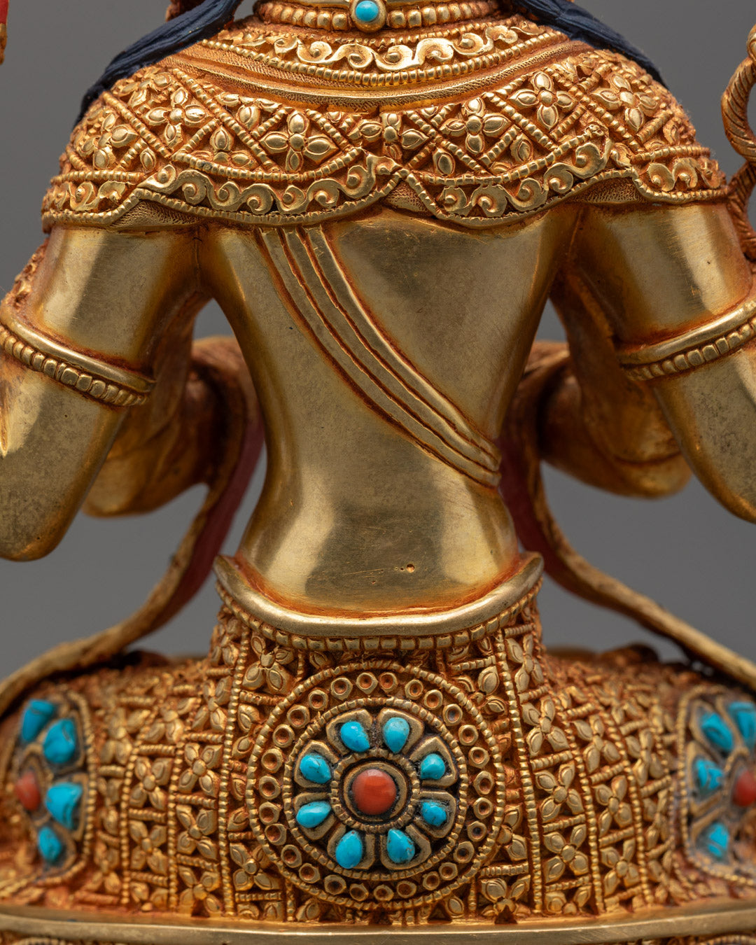 Chenrezig Statue | Hand-Carved Tibetan Bodhisattva