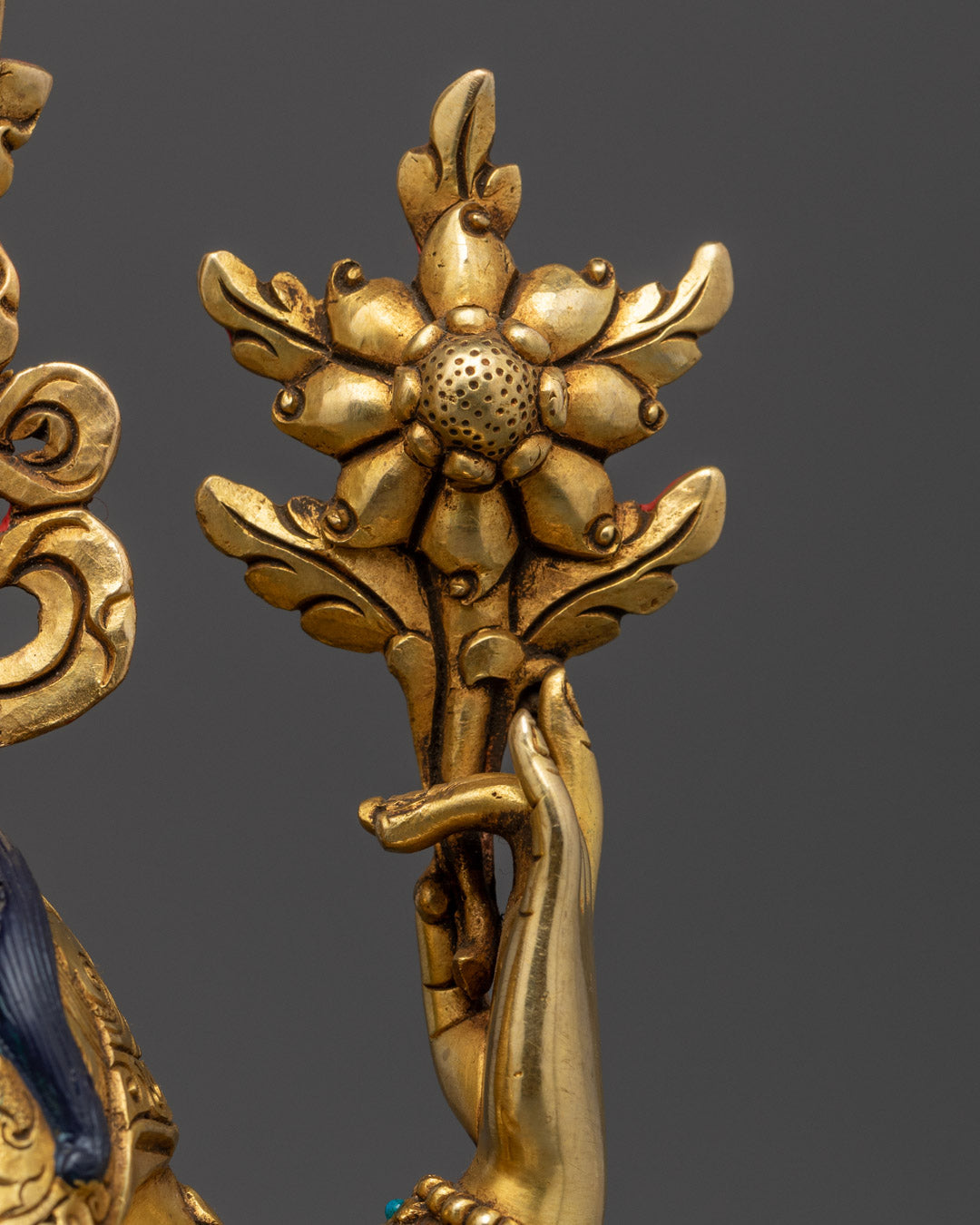 Chenrezig Statue | Hand-Carved Tibetan Buddhist Sculpture