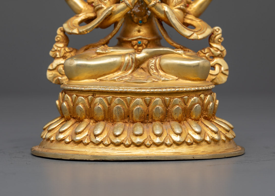 Bodhisattva Chenrezig Statue | Nepalese Handmade Buddhist Deity