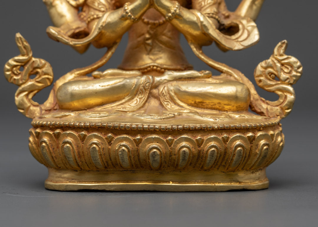 Chenrezig Statue: Handcrafted Art for Meditation