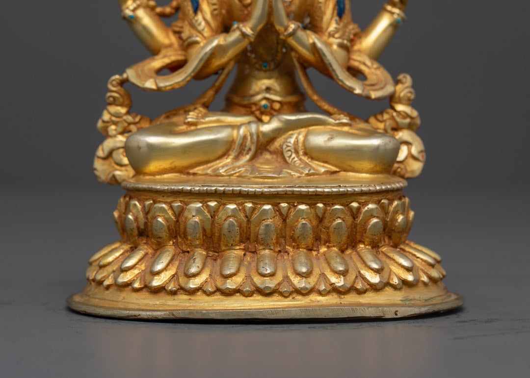 Avalokiteshvara Chenrezig Statue | Tibetan Buddhist