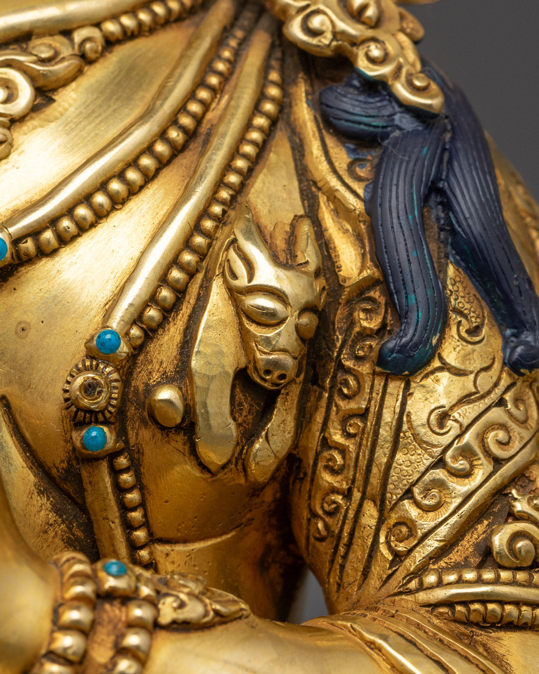 Chenrezig Statue | Hand-Carved Tibetan Buddhist Sculpture