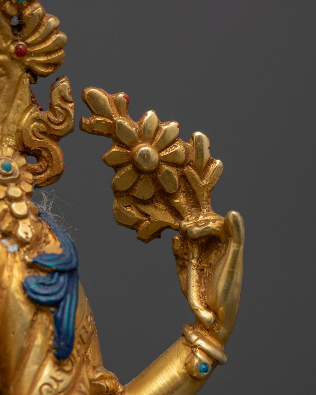 Bodhisattva Chenrezig Statue | Nepalese Handmade Buddhist Deity