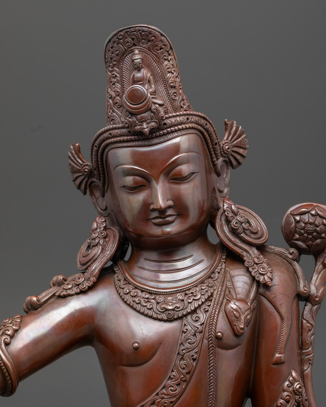 Rare Bodhisattva Chenrezig Statue | Himalayan Sacred Art