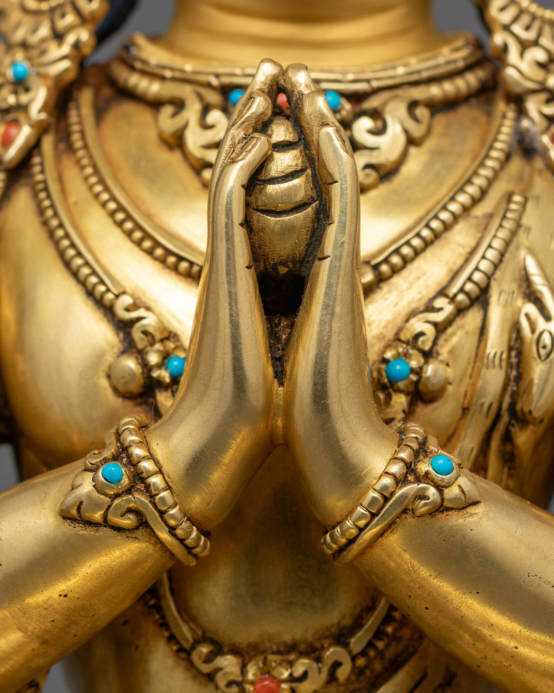 Chenrezig Statue | Tibetan Bodhisattva of Compassion Art