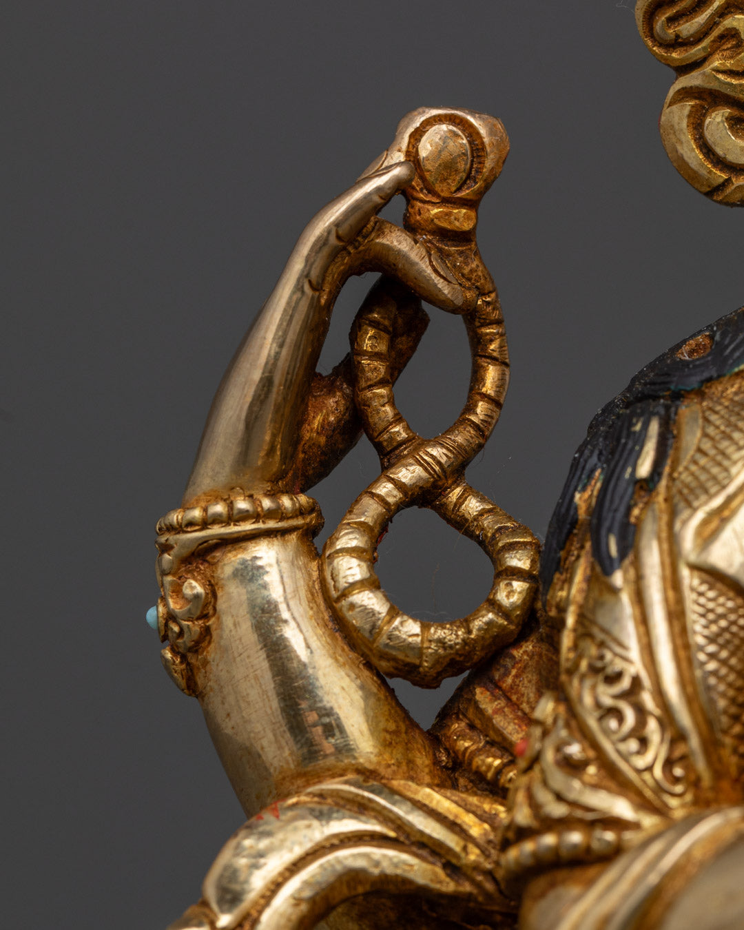 Handmade Chenrezig Statue | Traditional Nepalese Copper