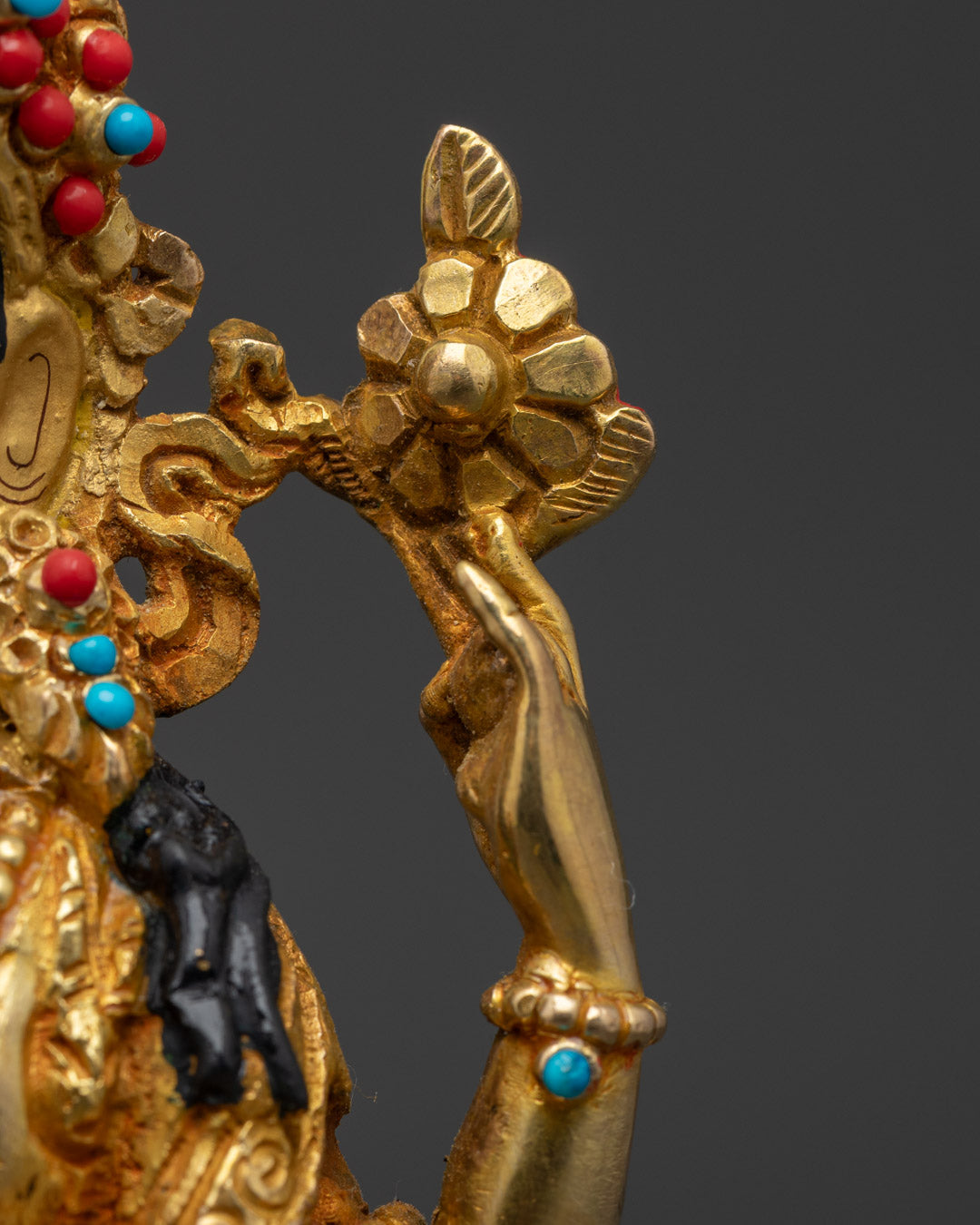 Chenrezig Statue | 24k Gold Gilded Avalokiteshvara