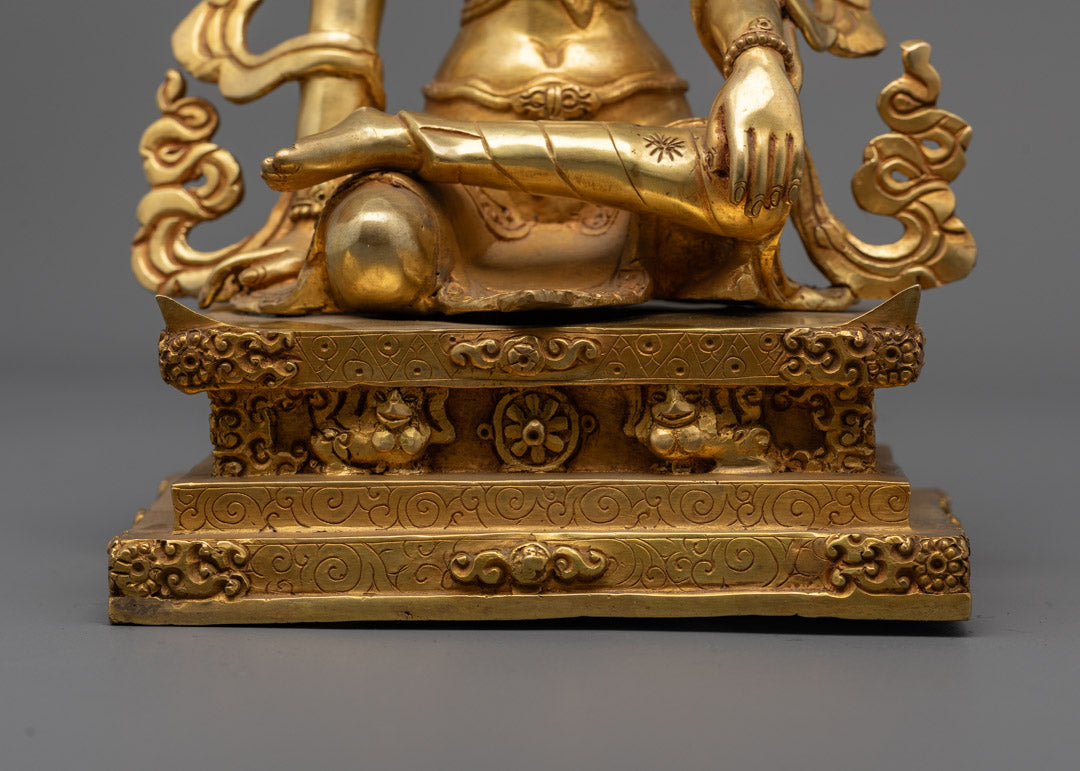 Authentic Nepalese Chenrezig Statue | Tibetan Artwork