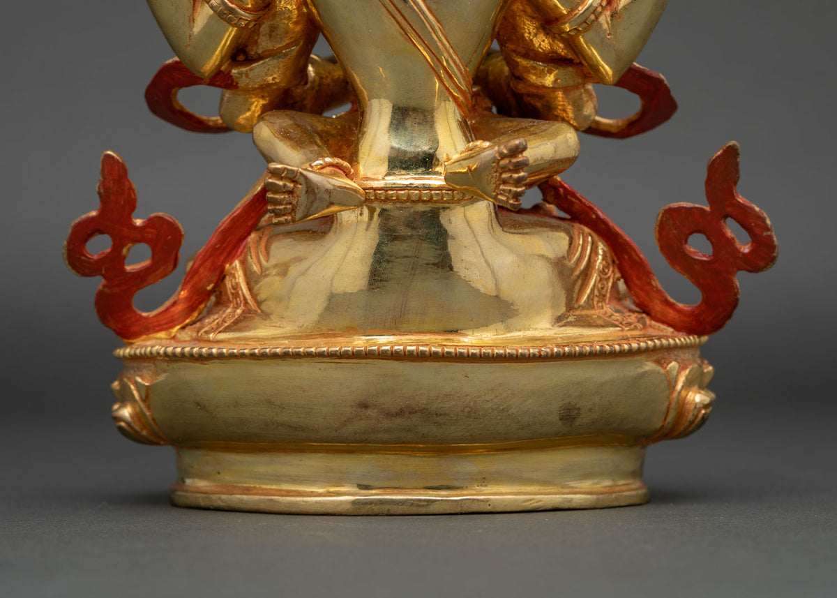 Chenrezig Yab-Yum Statue from Nepal – Union of Compassion & Wisdom
