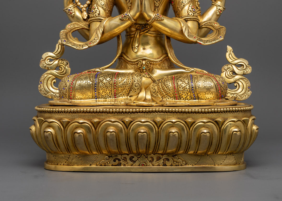 Chenrezig Statue | Tibetan Buddhist Sculpture