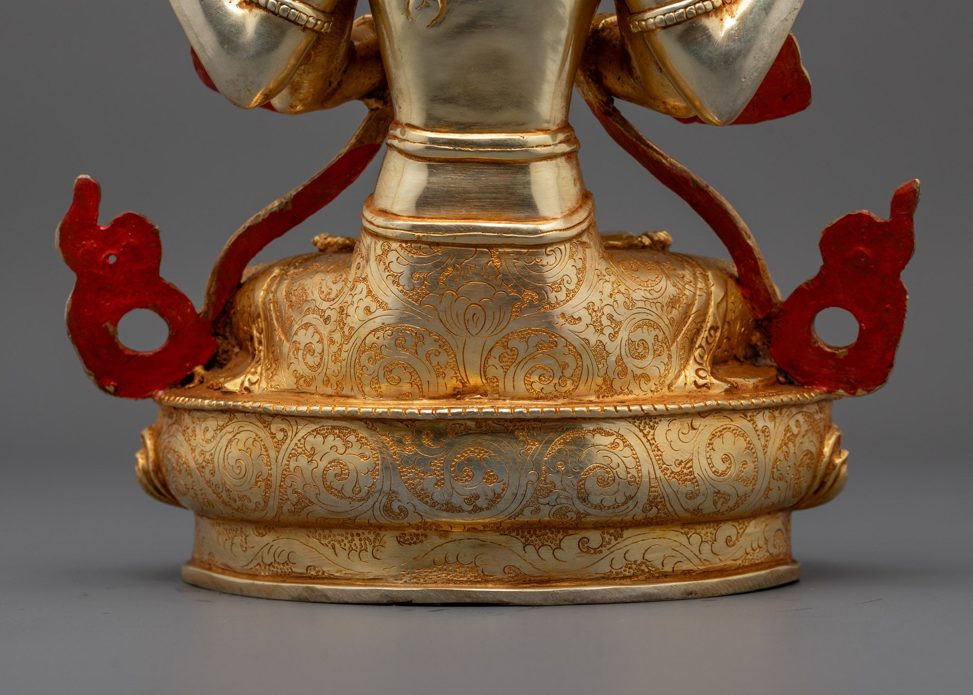 Nepalese Chenrezig Statue | Traditional Lost-Wax Method Artwork