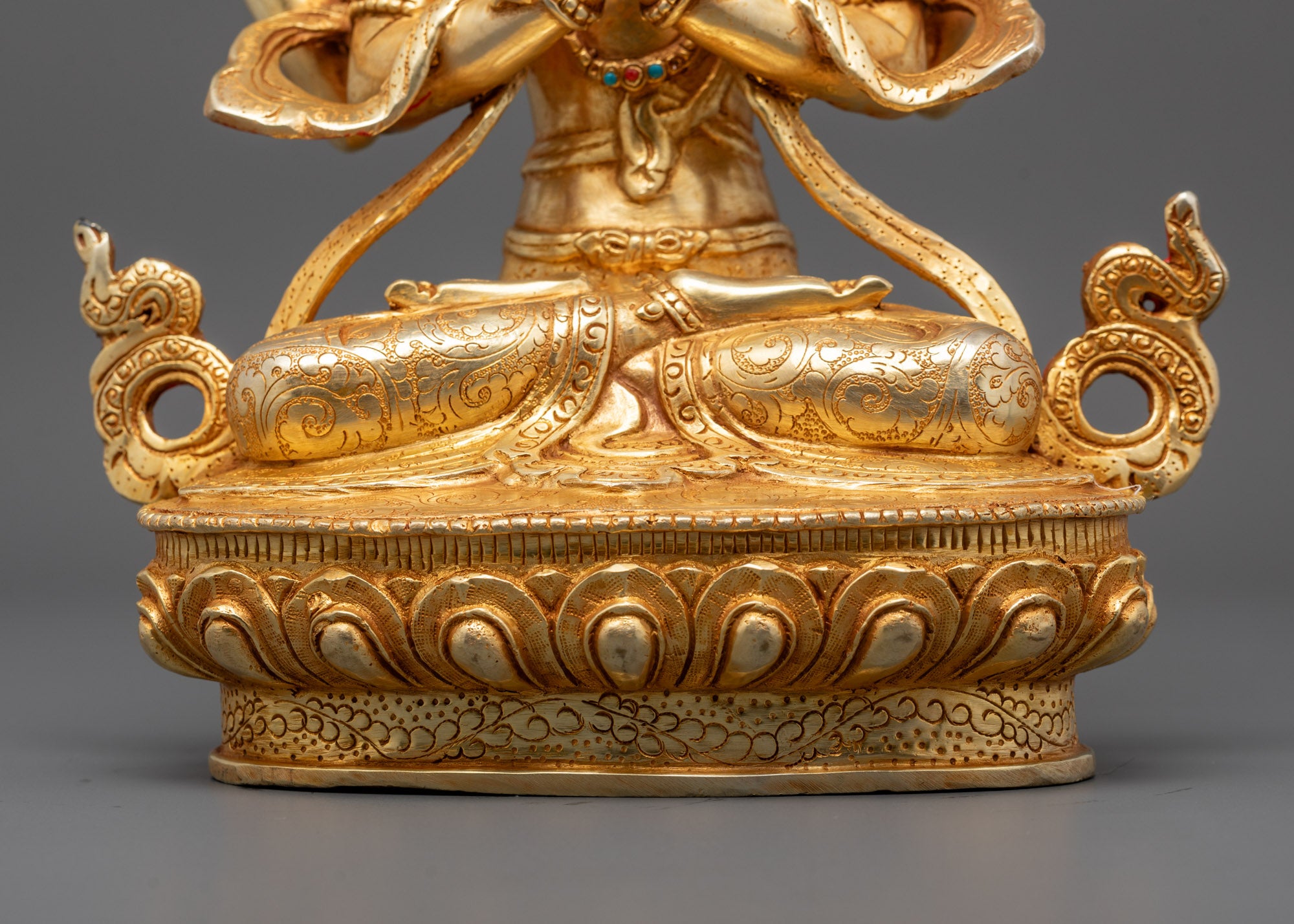Nepalese Chenrezig Statue | Traditional Lost-Wax Method Artwork
