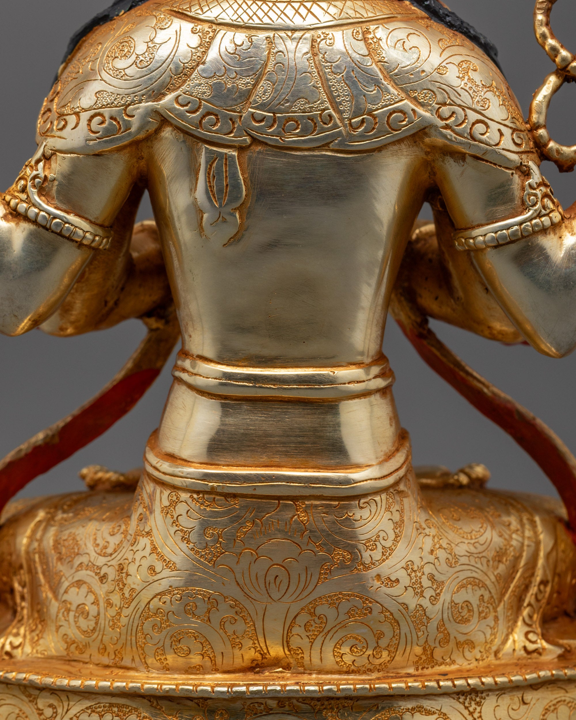 Nepalese Chenrezig Statue | Traditional Lost-Wax Method Artwork