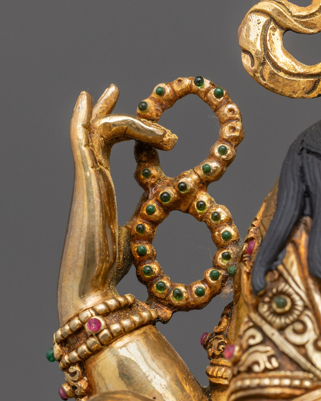 Avalokiteshvara Mantra Sculpture | Scared Tibetan Statue