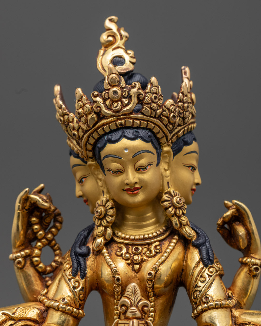 Handmade Vasudhara Statue | Sacred Buddhist Sculpture