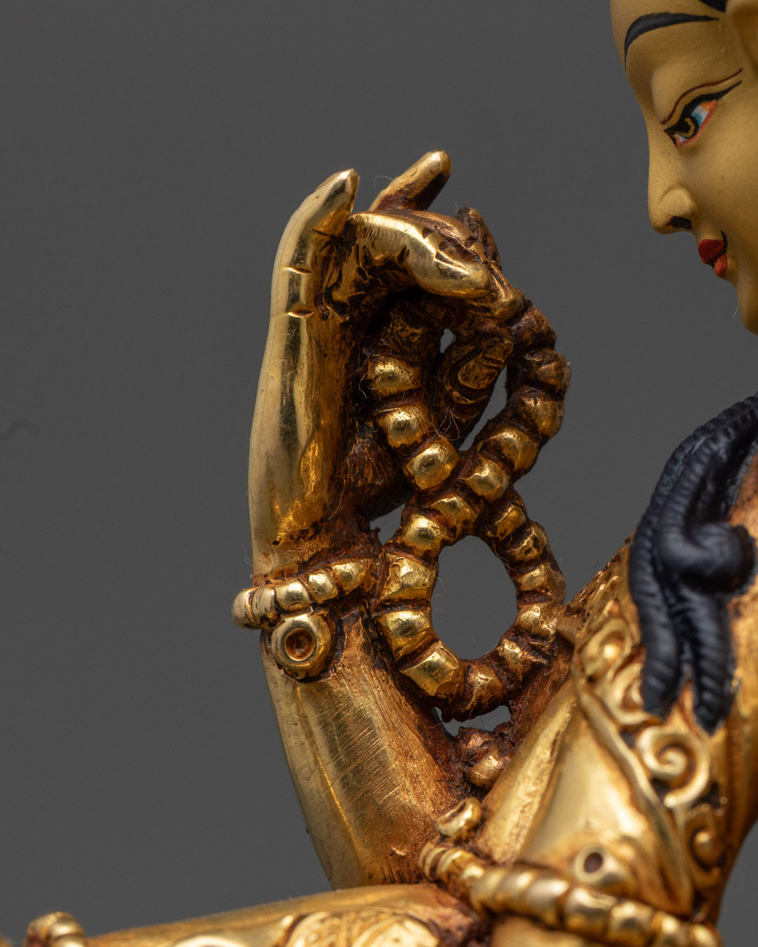 Handmade Vasudhara Statue | Sacred Buddhist Sculpture