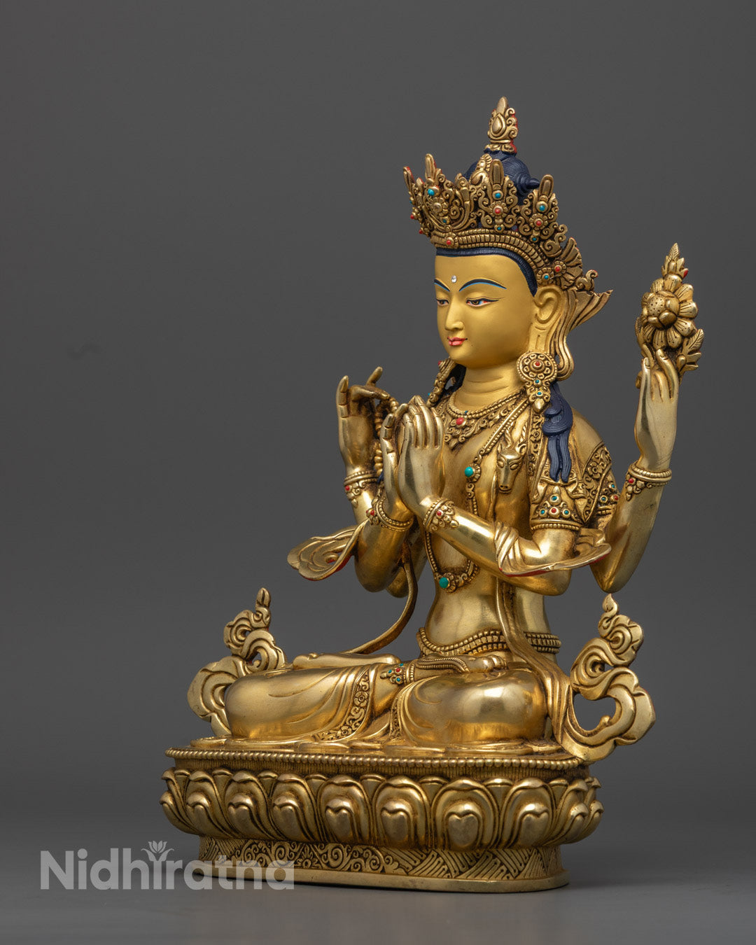 Chenrezig Statue | Handcrafted Tibetan Avalokiteshvara