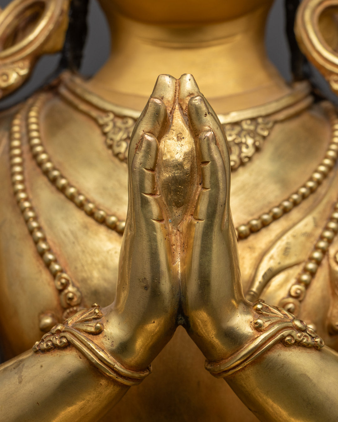 Chenrezig Avalokiteshvara Statue | Handcrafted Tibetan Artwork