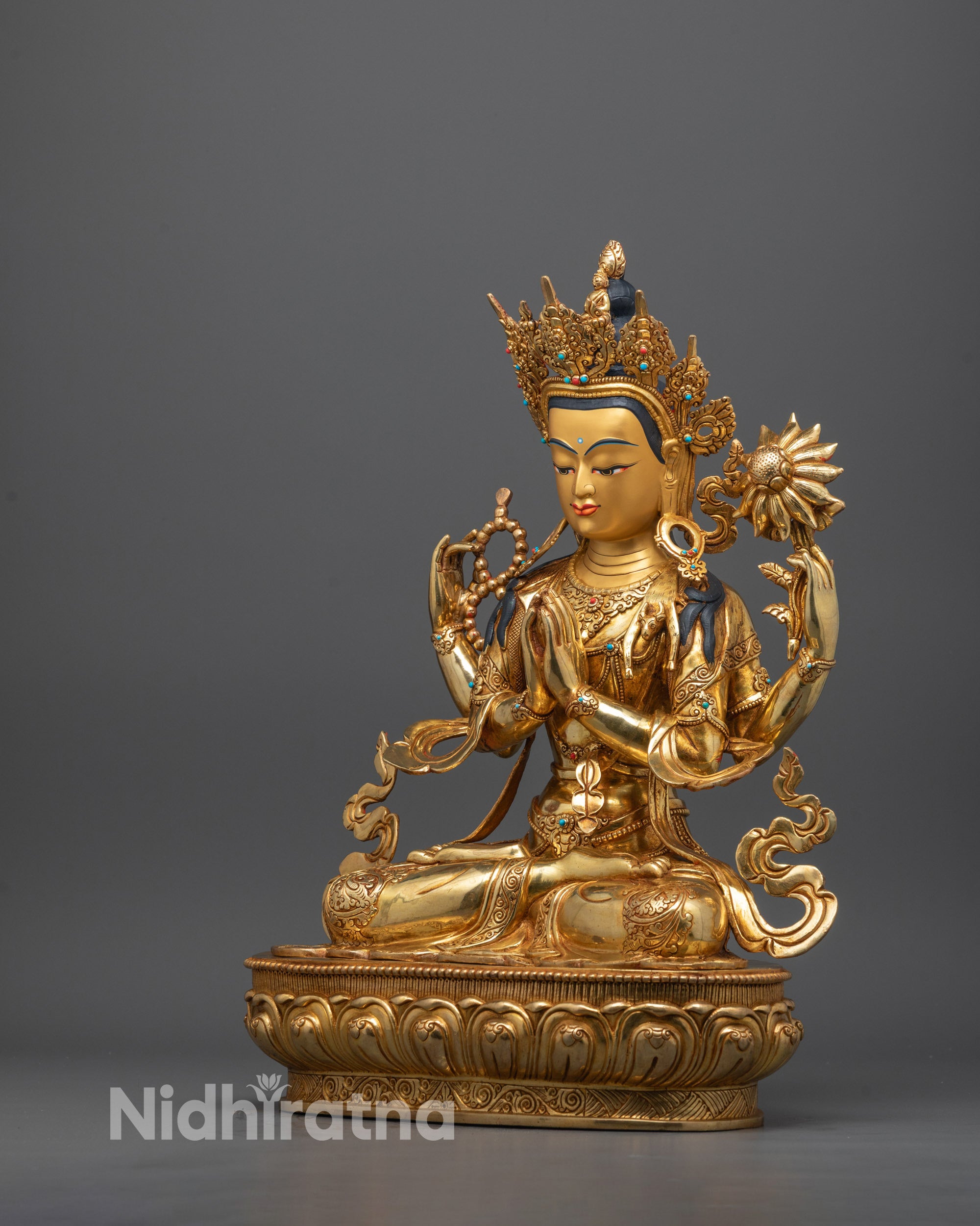 Sacred Chenrezig Statue | Embodiment of Loving-Kindness