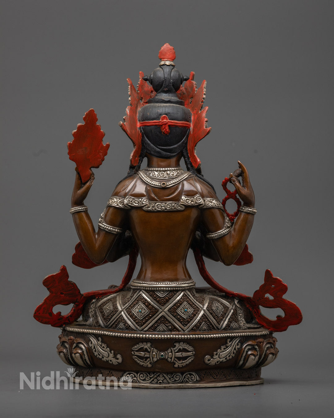 Traditional Chenrezig Statue | Handmade Tibetan Art