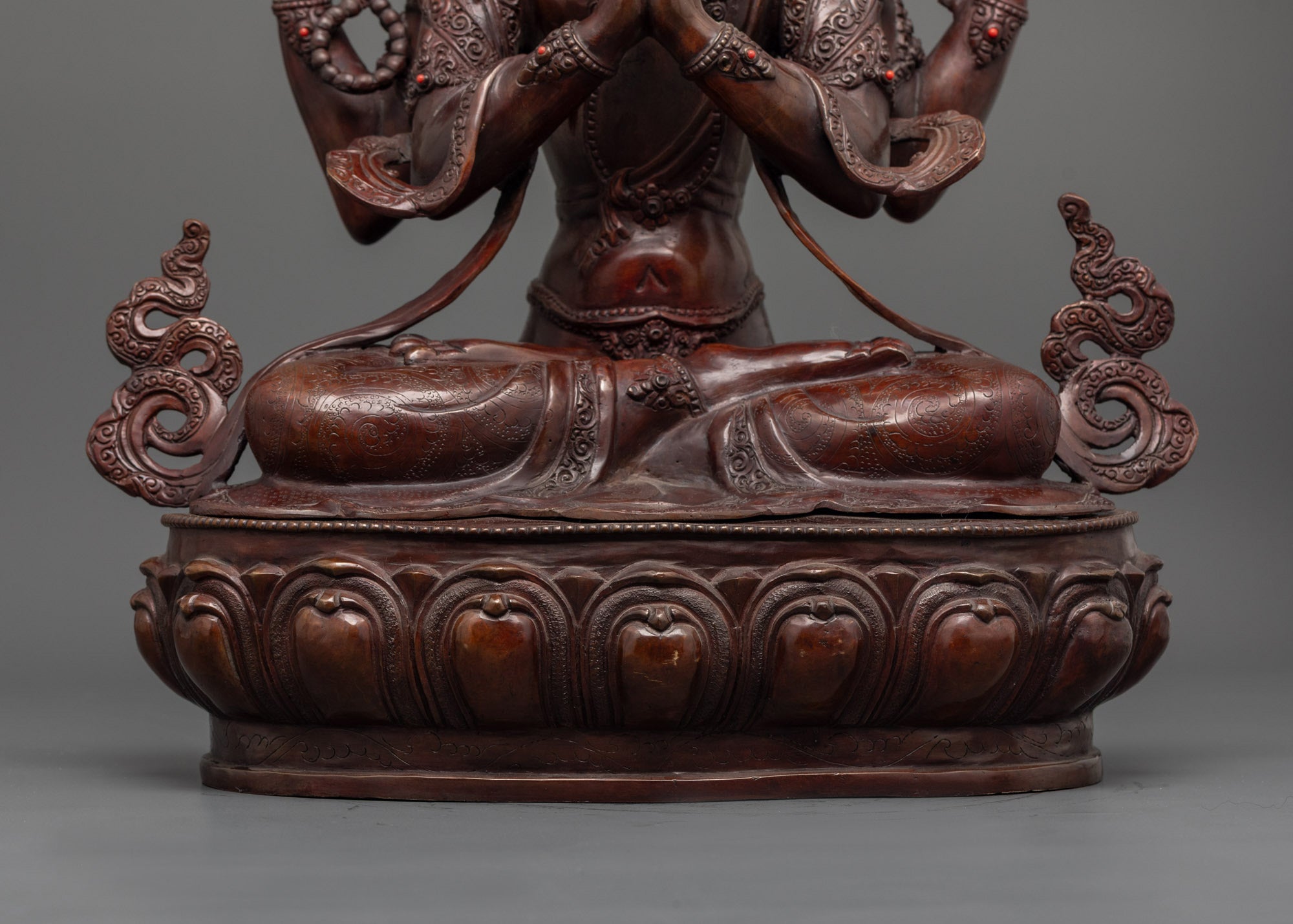 Authentic Chenrezig Statue | Tibetan Buddhist Sculpture